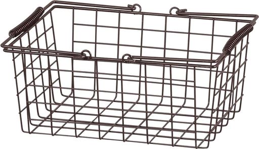 アビテ(Habiter)収納かごワイヤーバスケットSWZ-002-BR