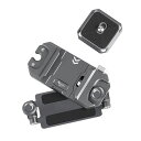 XILETUXQD1カメラホルスターカメラホルダーバックパッククリップキャプチャー型ARCA-SWISS規格1/4ネジプレートクイックリリースクランプ簡単脱着リュッククリップウエストクリップベルトク…
