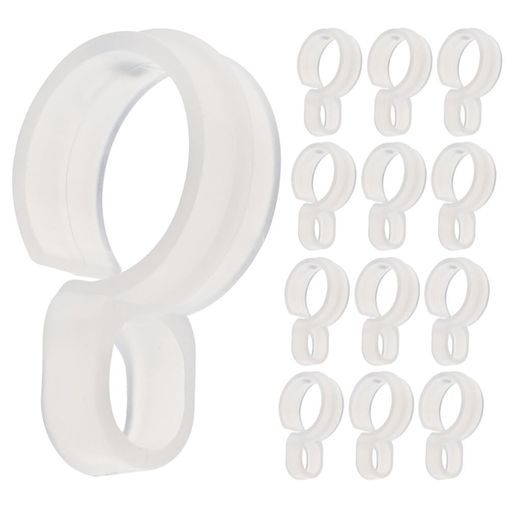 NUOLUX防風ハンガーフック20個セットプラスチック製洋服ハンガー用風飛ばし防止固定バックル家庭用洗濯..