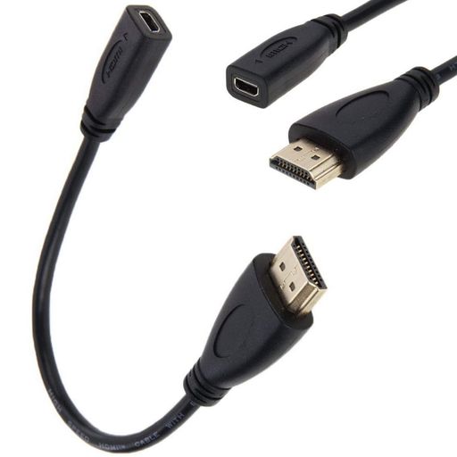 ROSEBE ޥHDMI V1.4å ᥹C MICRO HDMI Ѵץ֥(20CM) HDMI...