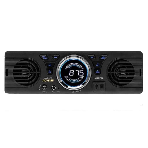 BoomboostAV25212V車載MP3ラジオ音響SDカードカーオーディオラッパ内蔵Bluetoothホストスピーカーに付き