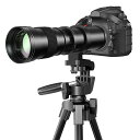 LIGHTDOW 望遠ズームレンズ 420-800MM F/8.3-16 FOR キヤノンEF/EF-S レンズFOR CANON EOS KISS X10I X10 X9I X9 X8I X7I X6I X5 X4 X3 X2 X90 X70 90D(2)
