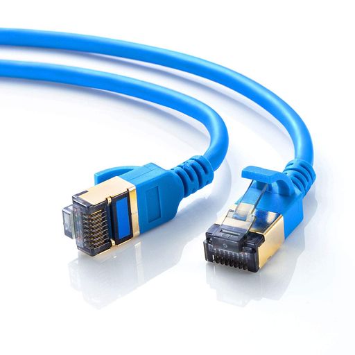 掠ץ饤CAT8ٷLAN֥(0.3M)40GBPS/2000MHZRJ45ĥޤɻߥ֥롼KB-T8SL-003BL