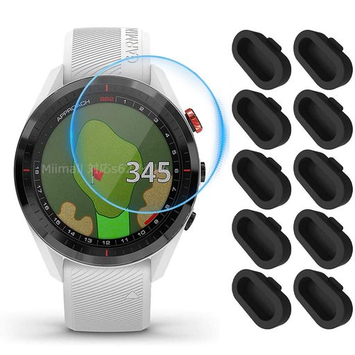 MIIMALL 【フイルム*2+黒色防塵プラグセット】対応GARMIN(ガーミン) APPROACH S62ガラスフィルム 防塵プラグ 擦り傷防止指紋・汚れ防止 自動吸着 9H硬度 強化ガラス ガーミン APPROACH S62 フィルム ガーミン MIIMALL 【フイルム*2+黒色防塵プラグセット】対応GARMIN(ガーミン) APPROACH S62ガラスフィルム 防塵プラグ 擦り傷防止指紋・汚れ防止 自動吸着 9H硬度 強化ガラス ガーミン APPROACH S62 フィルム ガーミン