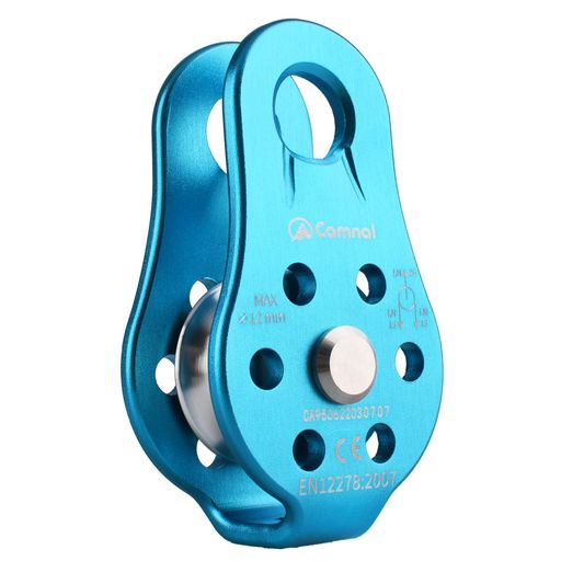 YAPJEBマイクロプーリー26kNシングルプーリークライミングプーリー固定型ローププーリー滑車アーボリス..