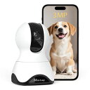 VIMTAG【300万画素・室内・PTZ全方位360度監視・自動追尾】ペットカメラ見守りカメラ防犯/監視カメラベビーモニター2K赤ちゃん/高齢者iPhone対応双方向通話動体/人体/音声検知赤外線暗視24時…(3)