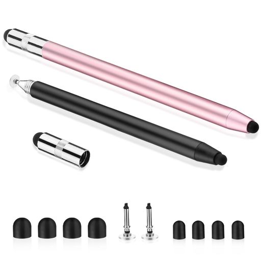 タッチペン3IN12本セットスタイラスペン充電不要高感度高精度タブレットスマホIPHONEIPADANDROID等対応交換用ツムツムイラストゲームお絵描き交換ヘッド付き小学生用大人用