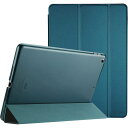 PROCASE IPAD 9.7”(旧型)ケース スマート 超スリム スタンド フォリオ保護ケース 半透明フロスト バックカバー 対応機種:IPAD 9.7” 第6世代 2018 / 第5世代 2017 - ティール