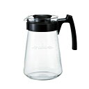 HARIO(ハリオ) ペガサス サーバー 1000 電子レンジ対応 1000ML 2~8杯用 ブラック 日本製 PES-03-B