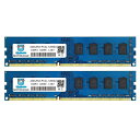 DDR3 1600MHZ PC3-12800 240 PIN DIMM 8GB (2X4GB) 2RX8 電圧 1.35V/1.5V NON-ECC CL11 デスクトップPC用メモリ(2)