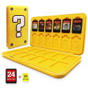 ゲームカードケースForSwitch専用ソフトカード「シリコン内装」24枚収納+24枚SDメモリーカード収納PVE製自由DIYでき防水・防塵・傷つき防止薄型軽量持ち運び便利なコンパクトソフトケース(…