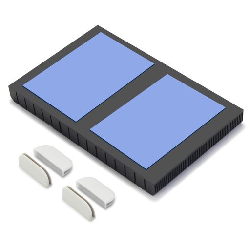 Wi-Fiルーター用特大アルミヒートシンクは、過熱によるハードウェア故障のリスクを低減します。 高密度フィン設計により、熱放散面積が増加します。 アルミニウムボディ:180x115x15mm、サーマルパッド(100x70x1mm)2枚含む。 サーマルパッドはWiFiルーターとヒートシンクボディの間に配置され、WiFiルーターからヒートシンクボディに熱を伝導します。 ヒートシンクとデスクトップ間の摩擦を避けるために、小さなシリコン製の足が4つ付いて。