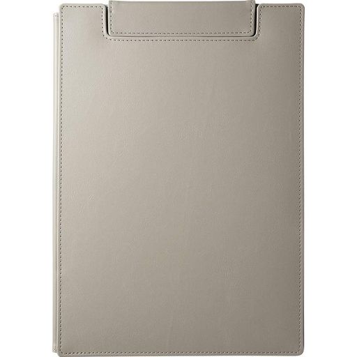 キングジムクリップボードレザフェス合皮カバー付A4ヨコグレー1932LU-GY