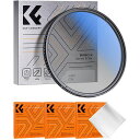 K&F CONCEPT 62MM PLフィルター サーキュラー コントラスト 反射調整用レンズフィルター 高透過率 薄枠 円偏光フィルター CPLフィルター 3...