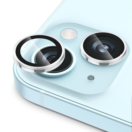 PODICK カメラフィルム IPHONE 15 /15 PLUS 用 カメラカバー 9H強化ガラス アルミ合金製 アイフォン15 /15 プラス用 カメラ保護 キズ防止 耐衝撃 高透過率 黒縁取り 露出オーバー防止 極薄 カメラレンズカバー