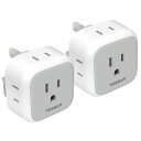 変換プラグbfタイプ海外用変換プラグ2個セットTESSAN変換器コンセント変換電源変換アダプターイギリス/シンガポール/マレーシア/香港/マカオなどの地域に対応