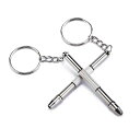 4IN1 メガネ用精密ドライバー メガネ ドライバー ドライバー キーホルダー 修理ツール キーホルダー付 XADMIN 携帯電話 時計 メガネ用 精密ドライバー 合金 のミニ スクリュードライバー 2個入り
