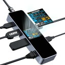 DOCKCASE6-IN-1USBCハブ:1000MBPSLANポート、4K@60HZHDMIポート、5GBPS高速データ転送、PD100W急速充電、機能拡張、互換性・放熱性にマルチメディアハブ(2)