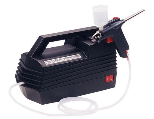 タミヤエアーブラシシステムシリーズNo.20スプレーワークベーシックコンプレッサーセットエアーブラシ..