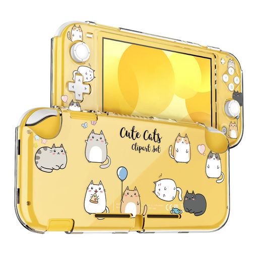 DLseego猫SwitchLite用ケースクリアケースニンテンドースイッチライトカバー透明スイッチライトカバークリアカバー分体式カバーPC素材超軽量耐衝撃取り外し簡単傷つけ防止全面保護可愛いcu… DLseego猫SwitchLite用ケースクリアケースニンテンドースイッチライトカバー透明スイッチライトカバークリアカバー分体式カバーPC素材超軽量耐衝撃取り外し簡単傷つけ防止全面保護可愛いcu…