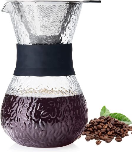 ݥƥ ҡС Ǯ饹 600ML 楳ҡե륿 ɥåꥵС ֤Ѳǽʥƥ쥹...