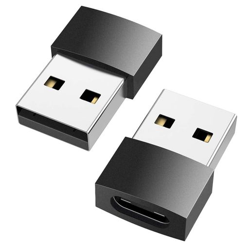 USBType-CѴץ2ĥå-USBTypeC(᥹)toUSB2.0()Ѵͥ®Ťȹ®ǡžޥ/ѥʤɤбUSBCѴץWindows10/Mac
