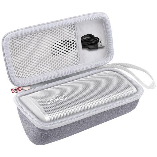 用の にとってSONOS ソノス ROAM ローム PORTABLE SPEAKER ポータブルスピーカー収納ケース-KHANKA (ハードシェル ホワイト)
