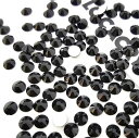 XIULIラインストーン DIY ネイルを飾てと服装使用 高い採光 ブラック SS3-30 (1.4MM SS3(1440粒))(4)