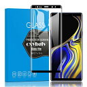 【2枚セット】対応Samsunggalaxynote9用のガラスフィルムSC-01L保護フィルム3D曲面全面保護フィルムgalaxynote9強化ガラス液晶保護...