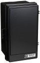 未来工業(MIRAI)プラスチック製防雨ウォルボックス屋根無タテ型ブラック1個価格WB-1AOK