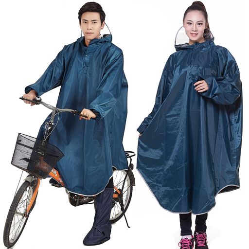 QIAN レインコート レインポンチョ 男女兼用 メンズ レディース 自転車 原付に はっ水雨具 軽量 通学 通勤 防汚 防風 収納袋付き (ブルー) QIAN レインコート レインポンチョ 男女兼用 メンズ レディース 自転車 原付に はっ水雨具 軽量 通学 通勤 防汚 防風 収納袋付き (ブルー)