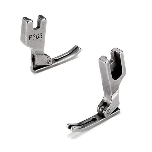 2個本縫いミシン用全鋼ジッパー押え金押え足フラットカーアタッチメントジッパー用ミシン用部品家庭用..