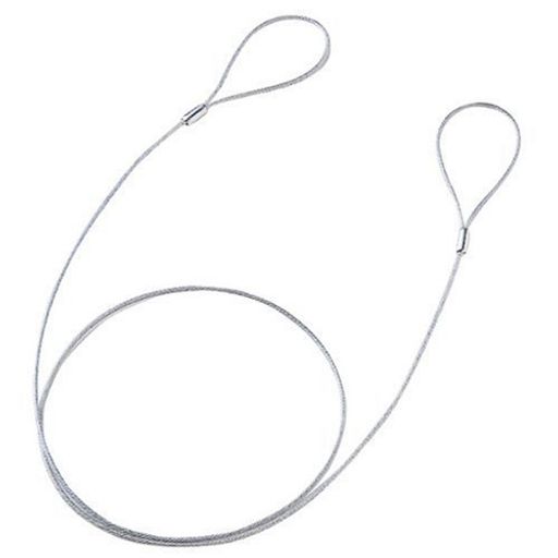 サンワサプライ セキュリティワイヤー(長さ1.0M/太さ2.2MM) Eセキュリティシリーズ SLE-11W-1