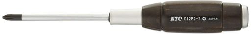 京都機械工具(KTC)木柄ドライバークロス貫通タイプNo.2D12P22