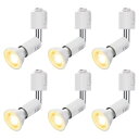DICUNO ダクトレール用スポットライト E11口金 LED電球付き ライティングバー用スポットライト 6W 60Wハロゲン電球相当 LEDスポットライト 電...