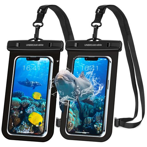 【2枚セット】UNBREAKcableスマホ防水ケースIPX8認定ダブルシーリング顔認証通話タッチ快適最大7.0インチ対応iPhone1514シリーズ1312mini11ProMaxXXRXSSE87