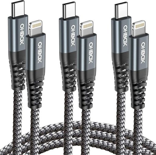 USB-Cライトニングケーブル2M3本セットTYPECLIGHTNINGケーブルタイプCIPHONE充電器ケーブル急速充電USB-Cライトニングナイロン編みIPHONE141312PROMAX11XSXRX