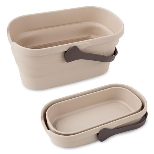 Eyliden洗い桶バケツ洗濯かご折りたたみ式洗いおけたらい折りたたみバケツたためるシリコン洗い桶10L洗..