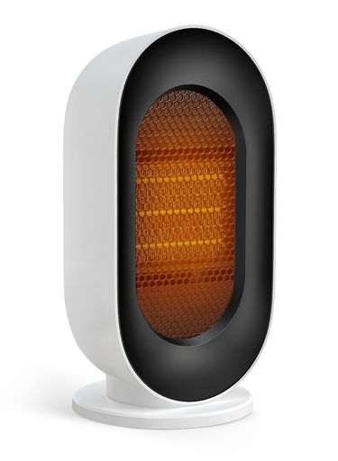 LAOGOTセラミックヒーター小型400W/600W足元ヒーター速暖電気ストーブ省エネ静音セラミックファンヒーター転倒OFF過熱保護暖房器具操作簡単ダイヤル式デスク下脱衣所/トイレ/寝室/車中泊/…