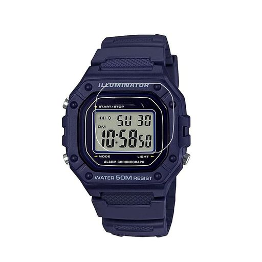 Zshion液晶保護フィルムCasioW-218Hシリーズ用超薄型高透過率気泡ゼロ反射防止全面保護簡単に貼れますW..