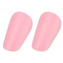 PATIKILサッカーシンガード2個ミニすね当てふくらはぎ保護具すね当て8.2x5.5cm成人男性女性サッカー選手装備アスリート用ピンク