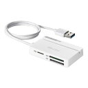 バッファロー BUFFALO USB3.0 マルチカードリーダー スタンダードモデル ホワイト BSCR108U3WH(2)
