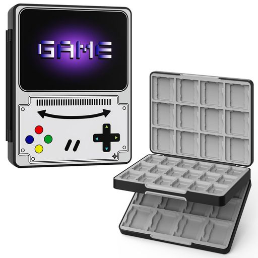 SwitchソフトケースSwitchソフト60枚/3DSソフト24枚/MicroSDカード36枚同時に収納ATiCカード収納ケースSwitch/SwitchLite/Switch有機ELモデル/3DS/3DSXL/DS/DSi対応
