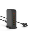 VHBWUSBコンセント50WUSB充電器6ポート10A出力自動判別機能タワー式150CMPSE認証(2)