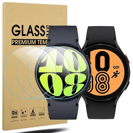 Suoman【4枚入り】forSamsungGalaxyWatch7/6/5/444mmガラスフィルム9H高硬度保護貼り直し可GalaxyWatch7/6/5/444mm保護フィルム気泡防止飛散防止高清耐指紋