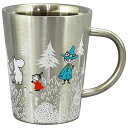 MOOMIN(ムーミン)ステンレスマグカップ二重構造約360mlフォレストムーミングッズ北欧母の日プレゼント食器ギフト結婚祝いMM6006-856