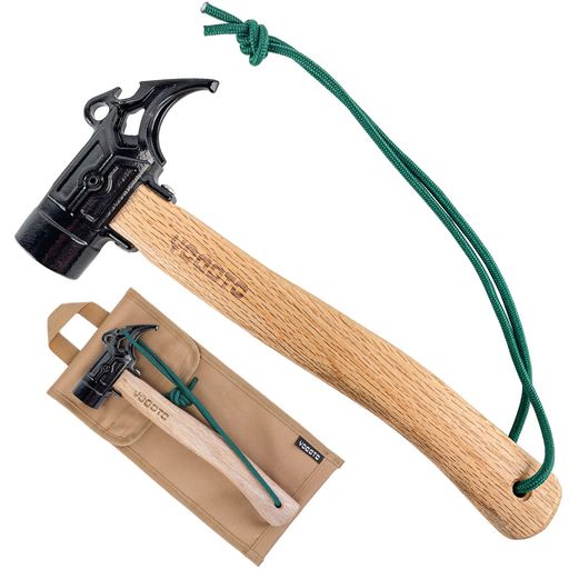 【YOGOTO】ペグハンマー安全ベルト付収納ケース付