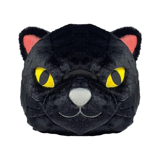 [パンダ] 【 インスタ映え 】 ふわふわ アニマル コアラ ぬいぐるみ マスク (黒猫)