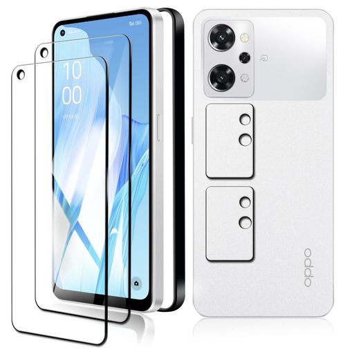 【ガイド枠付き】OPPO RENO9 A ガラスフィルム+ RENO 9A カメラフィルム(2+2枚セット)オッポ リノ9 A 用の フィルム OPPO RENO 9A 液晶保護フィルム RENO 9A 強化ガラス フィルム 硬度9H 旭硝子製素材
