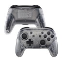 eXtremeRateswitchproコントローラーに対応用フェースプレートバックプレートハンドル、クリア素材のプロコンswitchに対応用DIY交換用グリップハウジングケースカバー-クリア